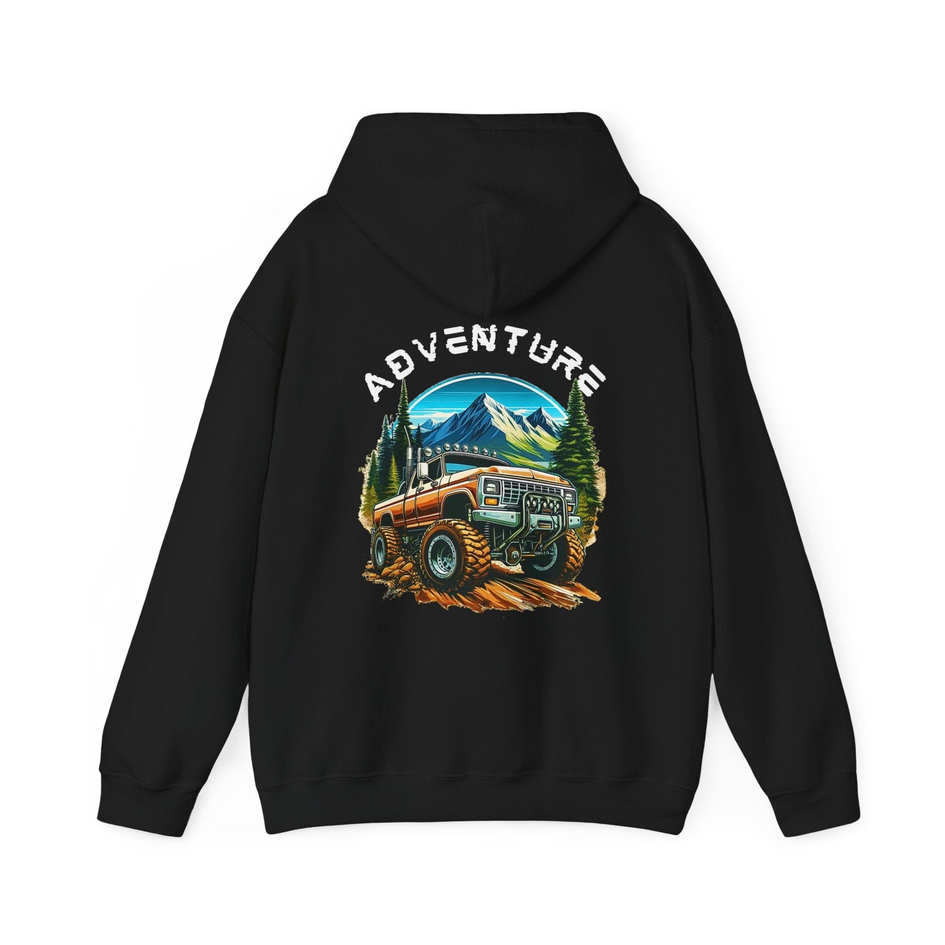 Printify Hoodie Black / S Adventure Truck Cloud Hoodie