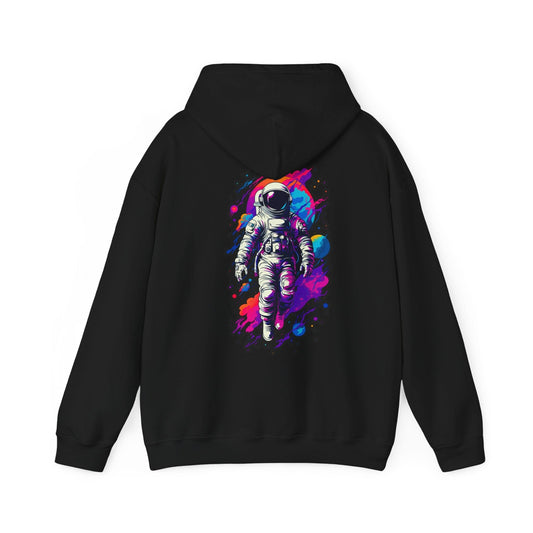 Printify Hoodie Black / S Astronaut Odyssey Cloud Hoodie