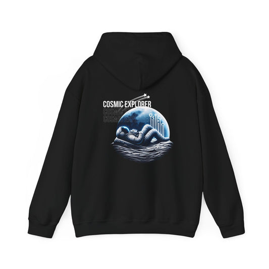 Printify Hoodie Black / S Cosmic Explorer Cloud Hoodie