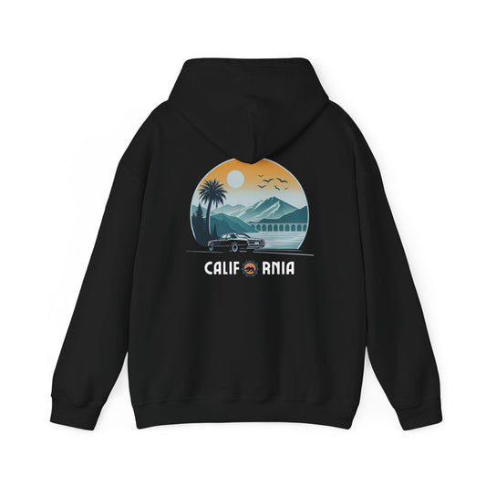 Printify Hoodie Black / S Golden Coast California Cloud Hoodie