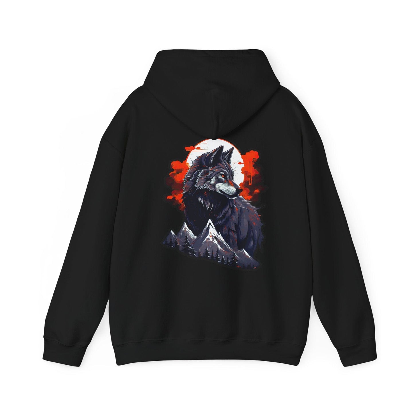 Printify Hoodie Black / S Lunar Guardian Cloud Hoodie