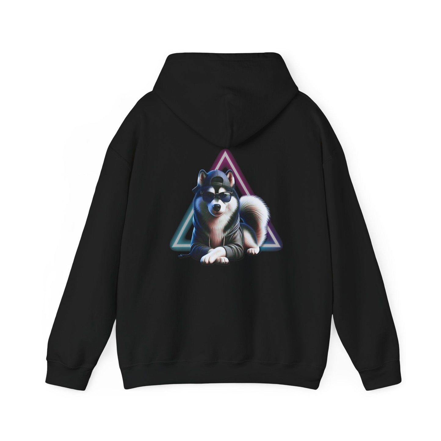 Printify Hoodie Black / S Neon Paws Cloud Hoodie