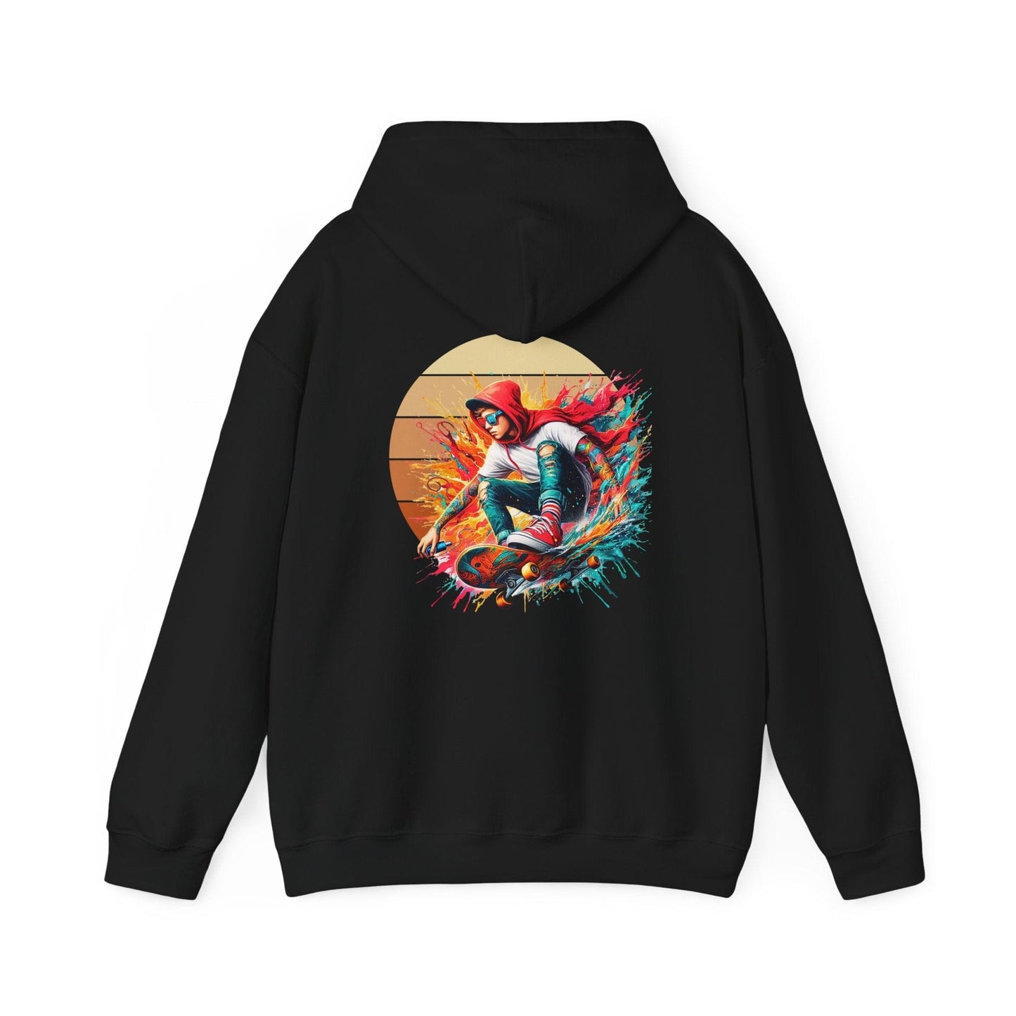 Printify Hoodie Black / S Skater 4 Life Cloud Hoodie