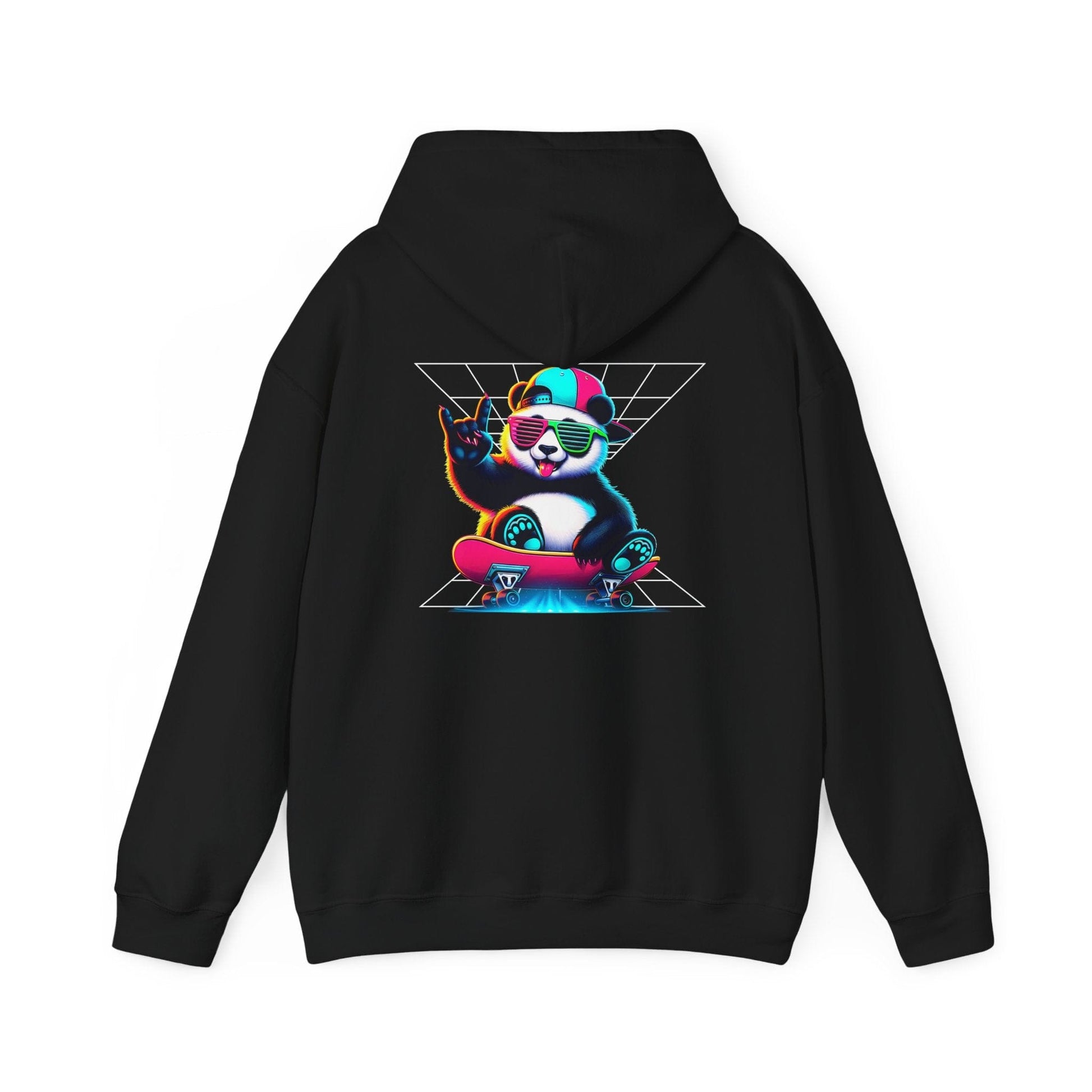 Printify Hoodie Black / S Skater Panda Cloud Hoodie