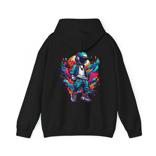 Printify Hoodie Black / S Streetwear Astronaut Cloud Hoodie