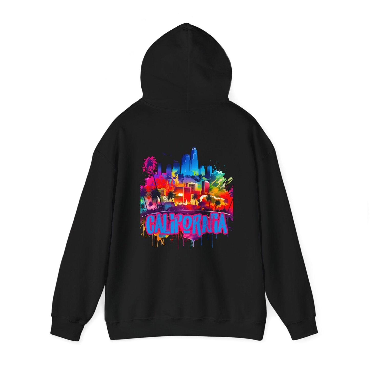 Printify Hoodie California Cityscape Cloud Hoodie