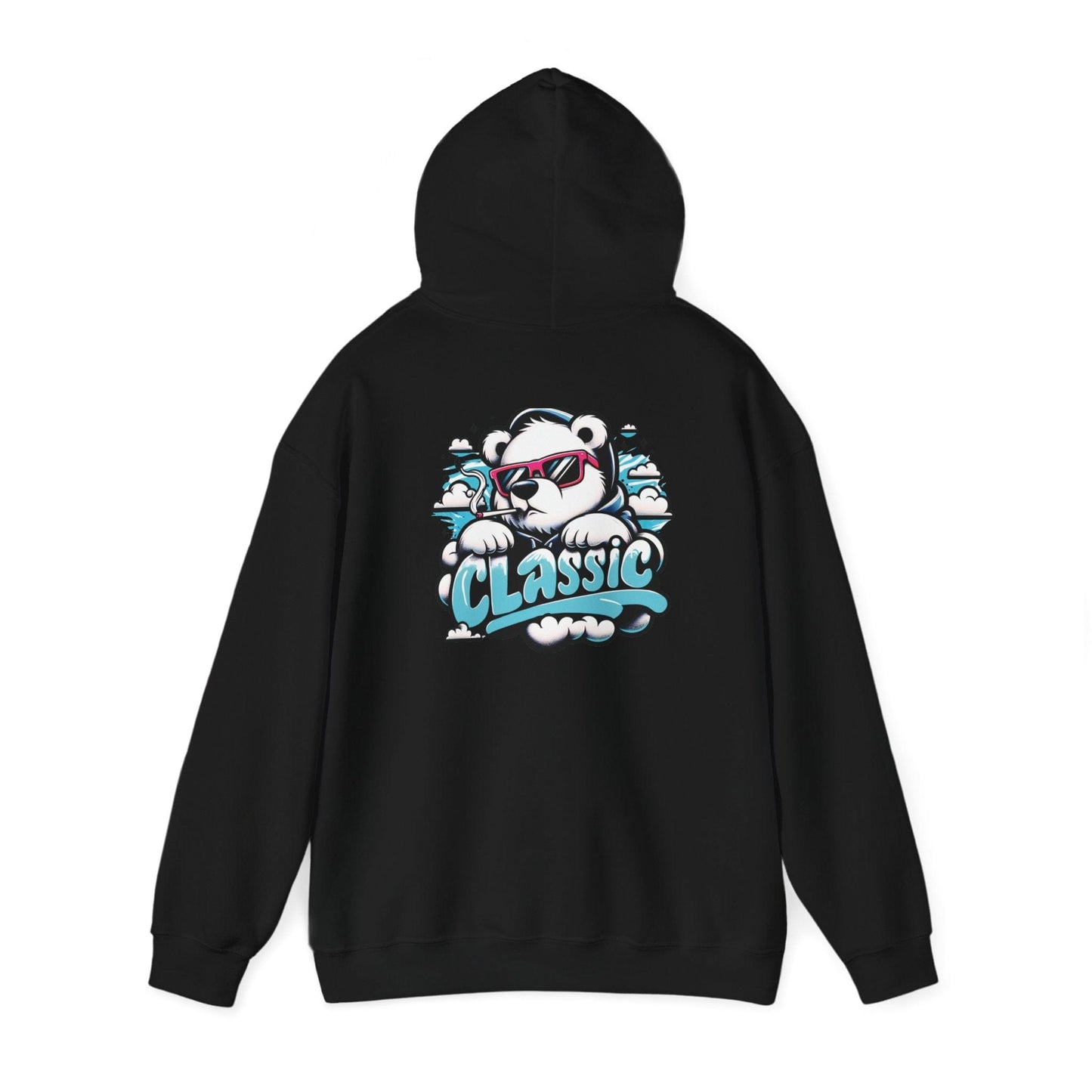 Printify Hoodie Classic Chill Bear Cloud Hoodie