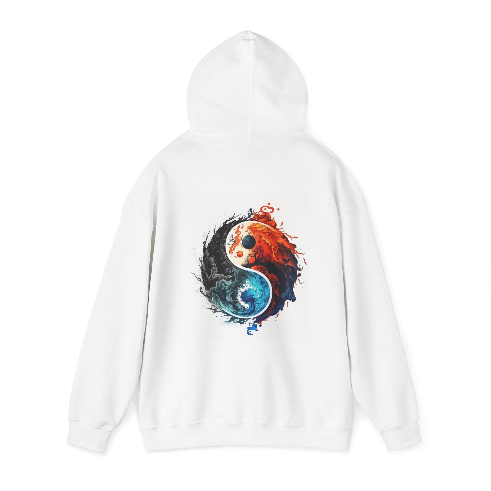 Printify Hoodie Cosmic Balance Cloud Hoodie