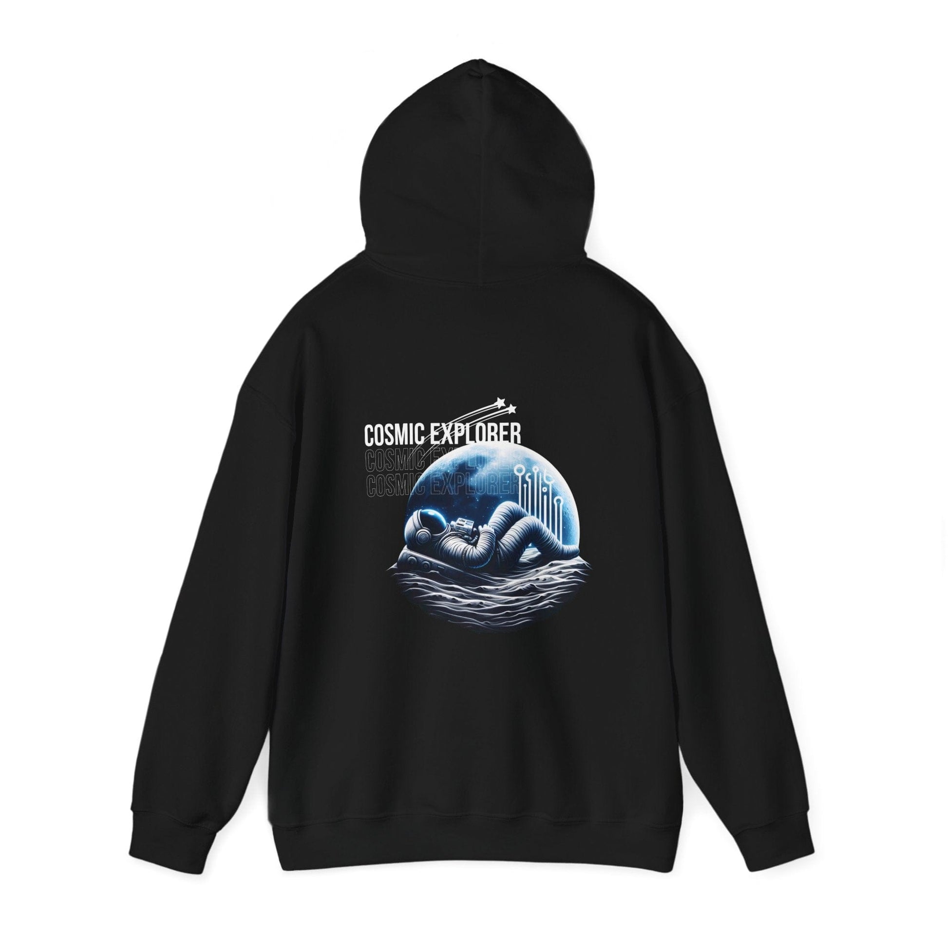 Printify Hoodie Cosmic Explorer Cloud Hoodie