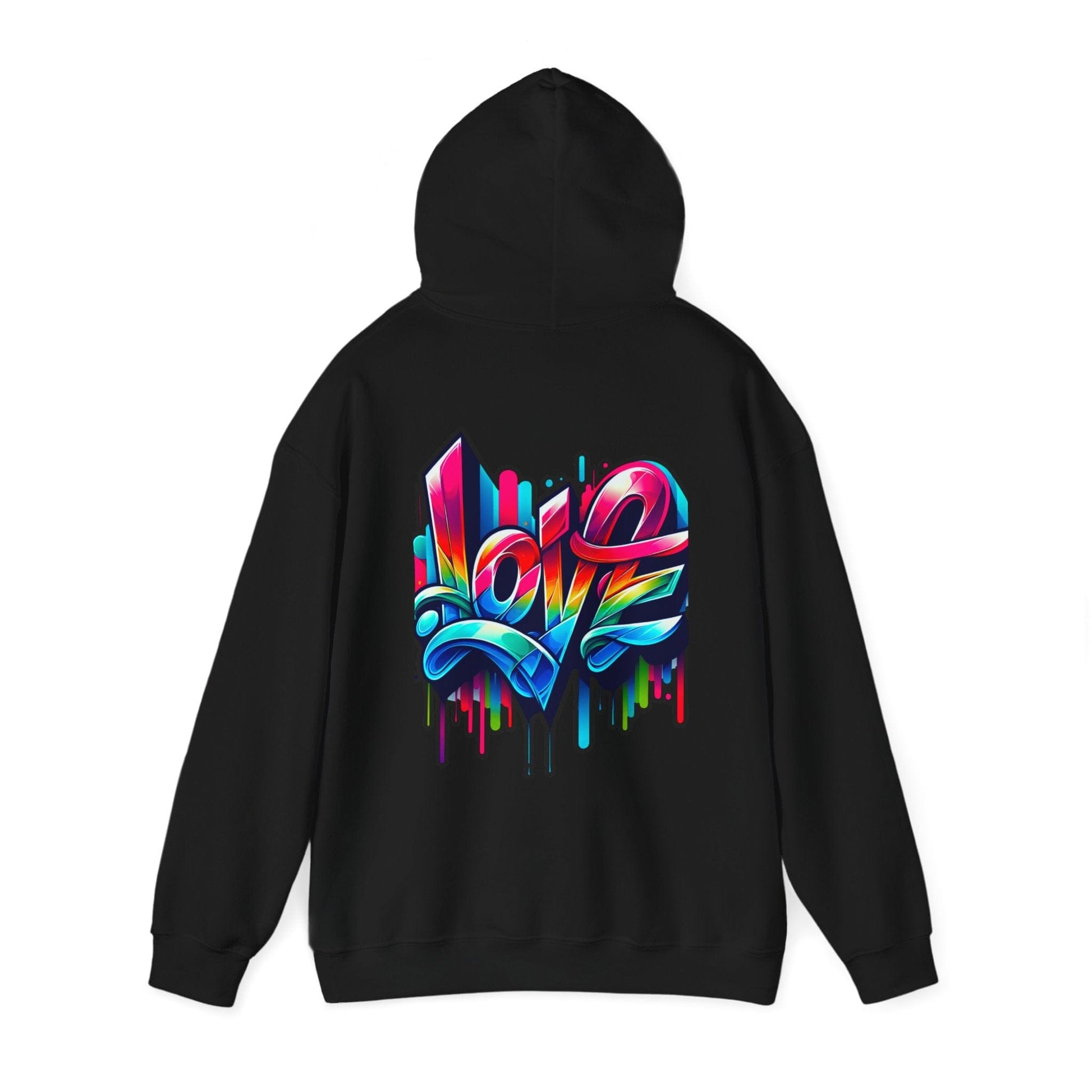 Printify Hoodie Love Graffiti Cloud Hoodie