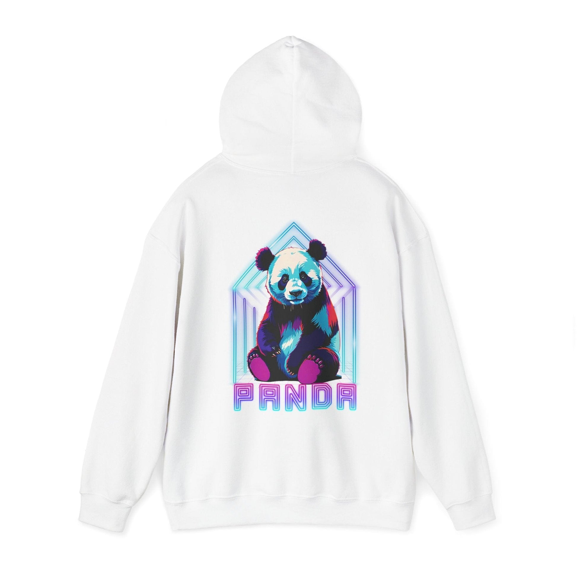 Printify Hoodie Neon Panda Cloud Hoodie