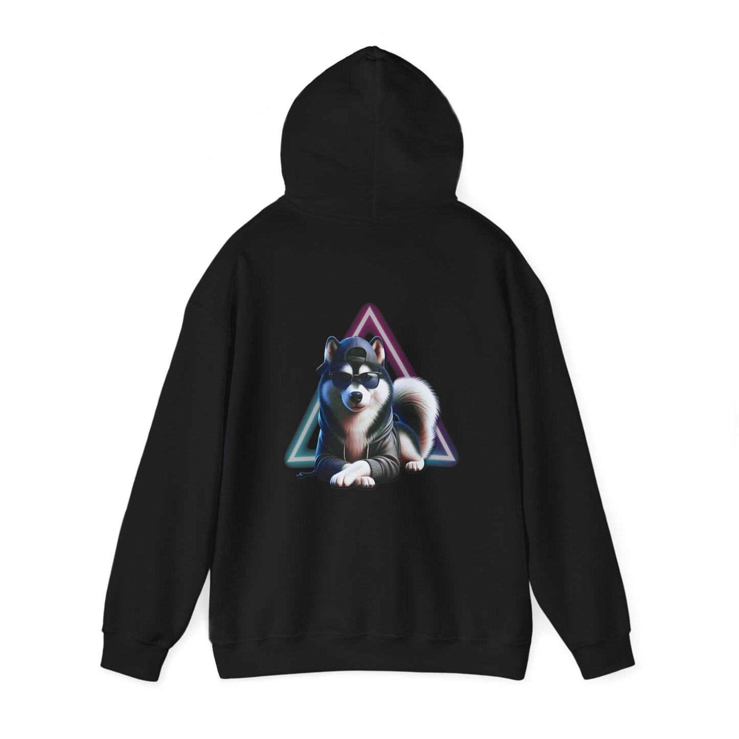 Printify Hoodie Neon Paws Cloud Hoodie