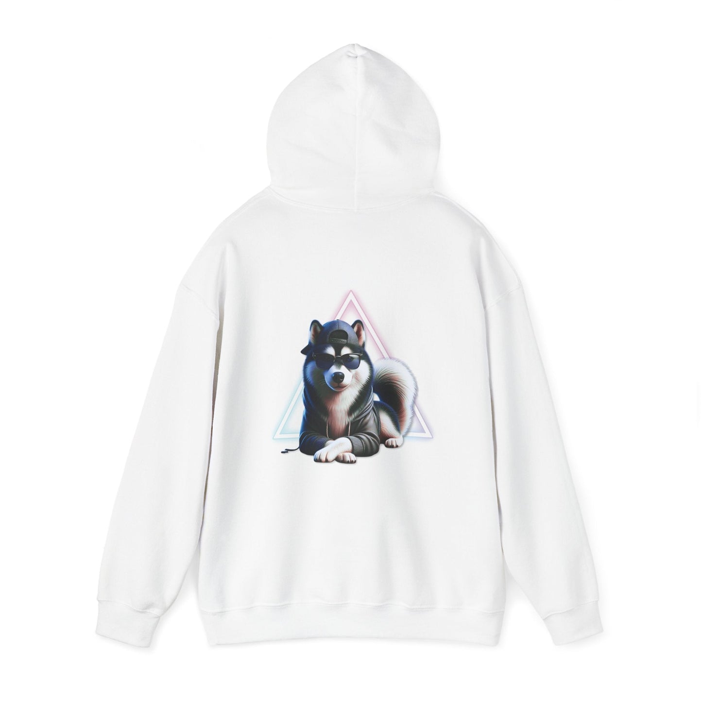 Printify Hoodie Neon Paws Cloud Hoodie