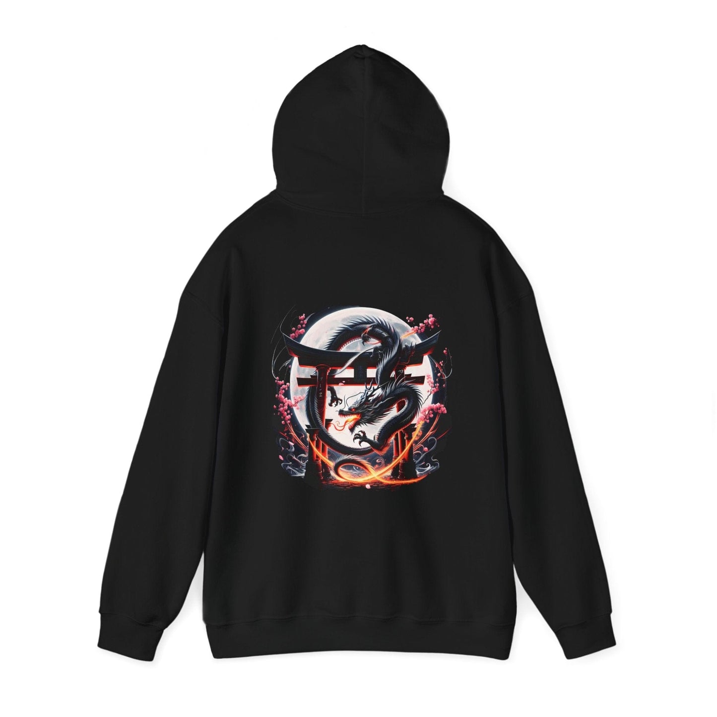 Printify Hoodie Shadowfire Dragon Gate Cloud Hoodie