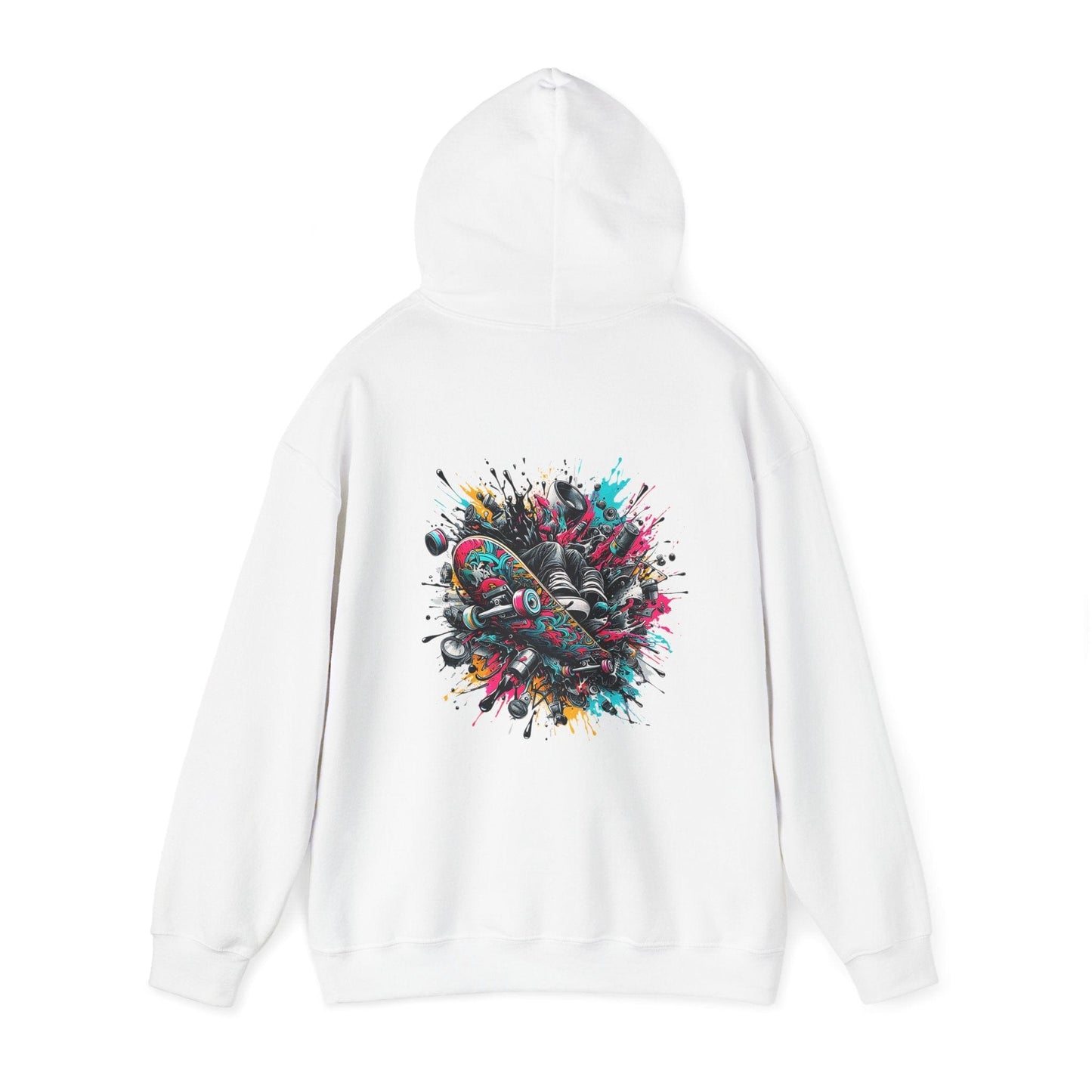 Printify Hoodie Skate Splash Cloud Hoodie