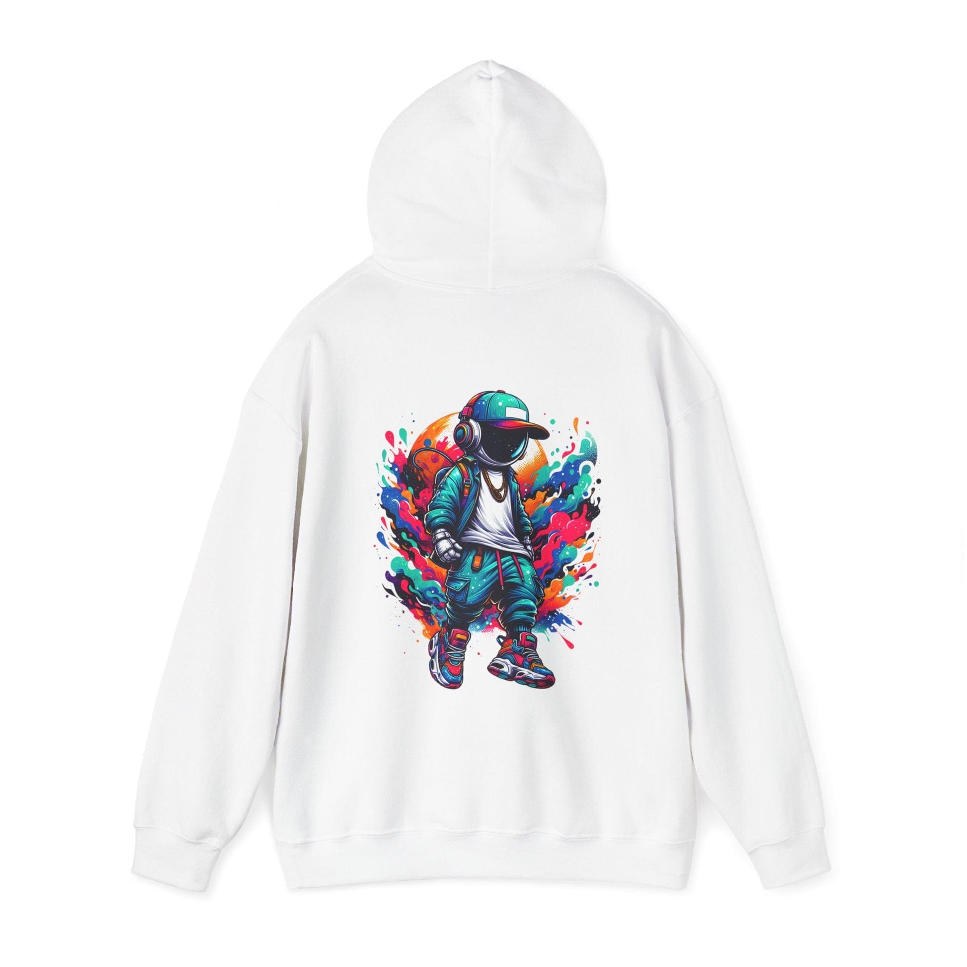 Printify Hoodie Streetwear Astronaut Cloud Hoodie