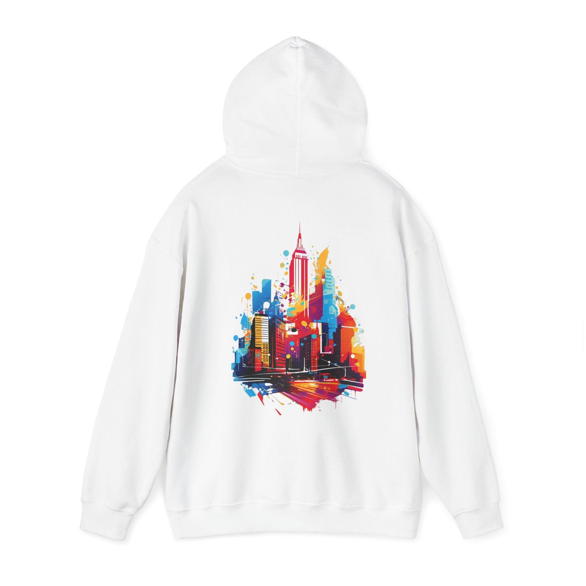 Printify Hoodie Vivid City Vibe Cloud Hoodie