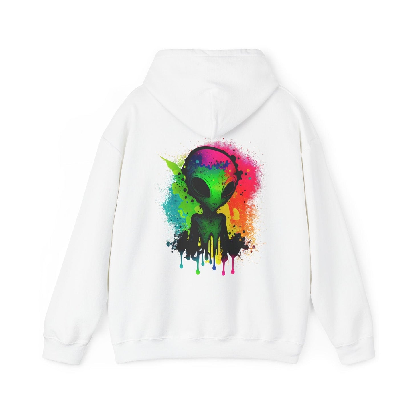 Printify Hoodie White / S Alien Aura Cloud Hoodie