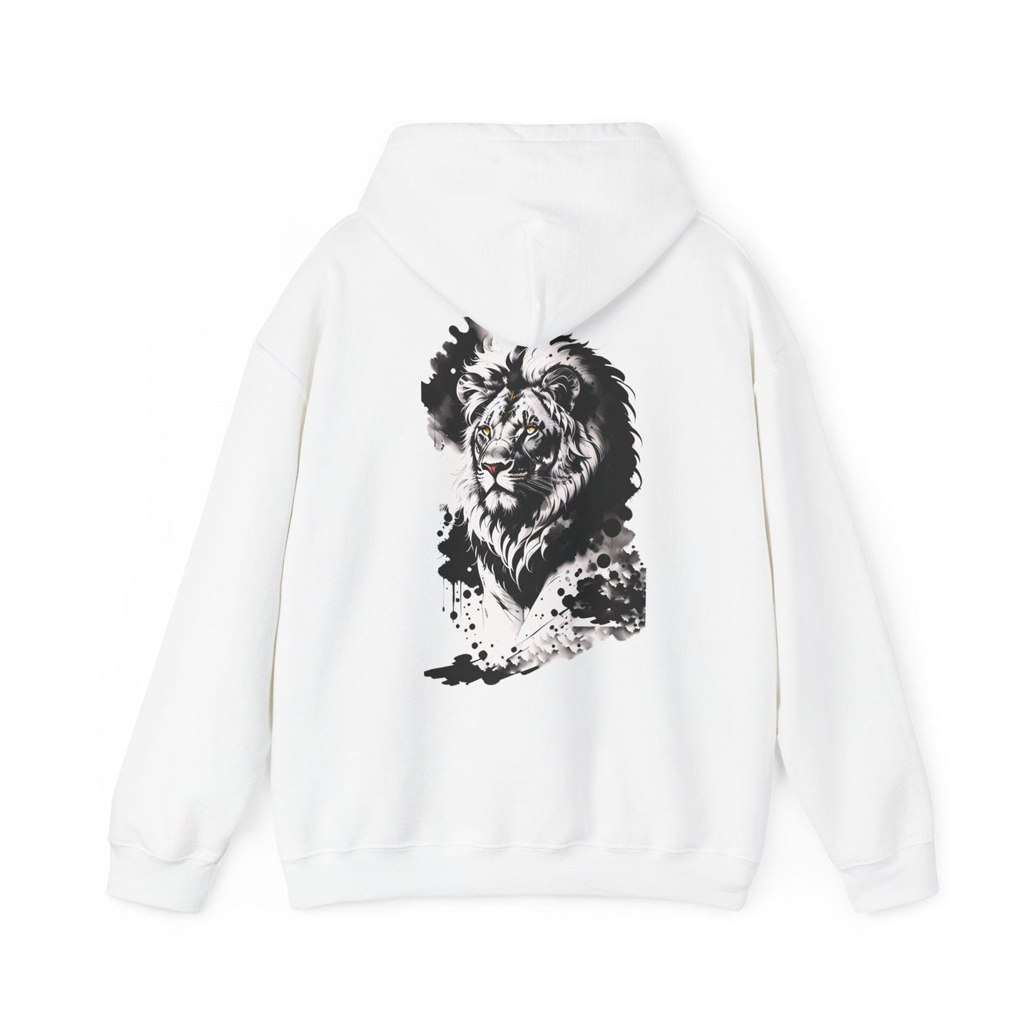 Printify Hoodie White / S Black Majesty Cloud Hoodie