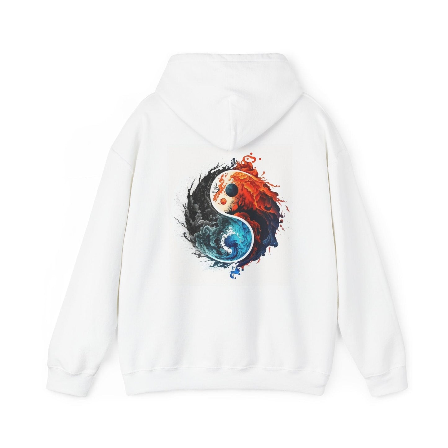 Printify Hoodie White / S Cosmic Balance Cloud Hoodie