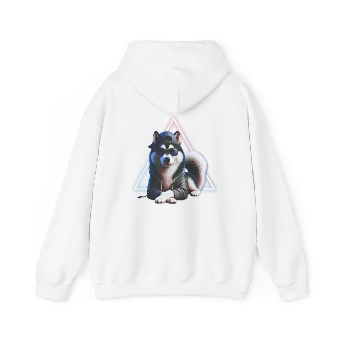 Printify Hoodie White / S Neon Paws Cloud Hoodie