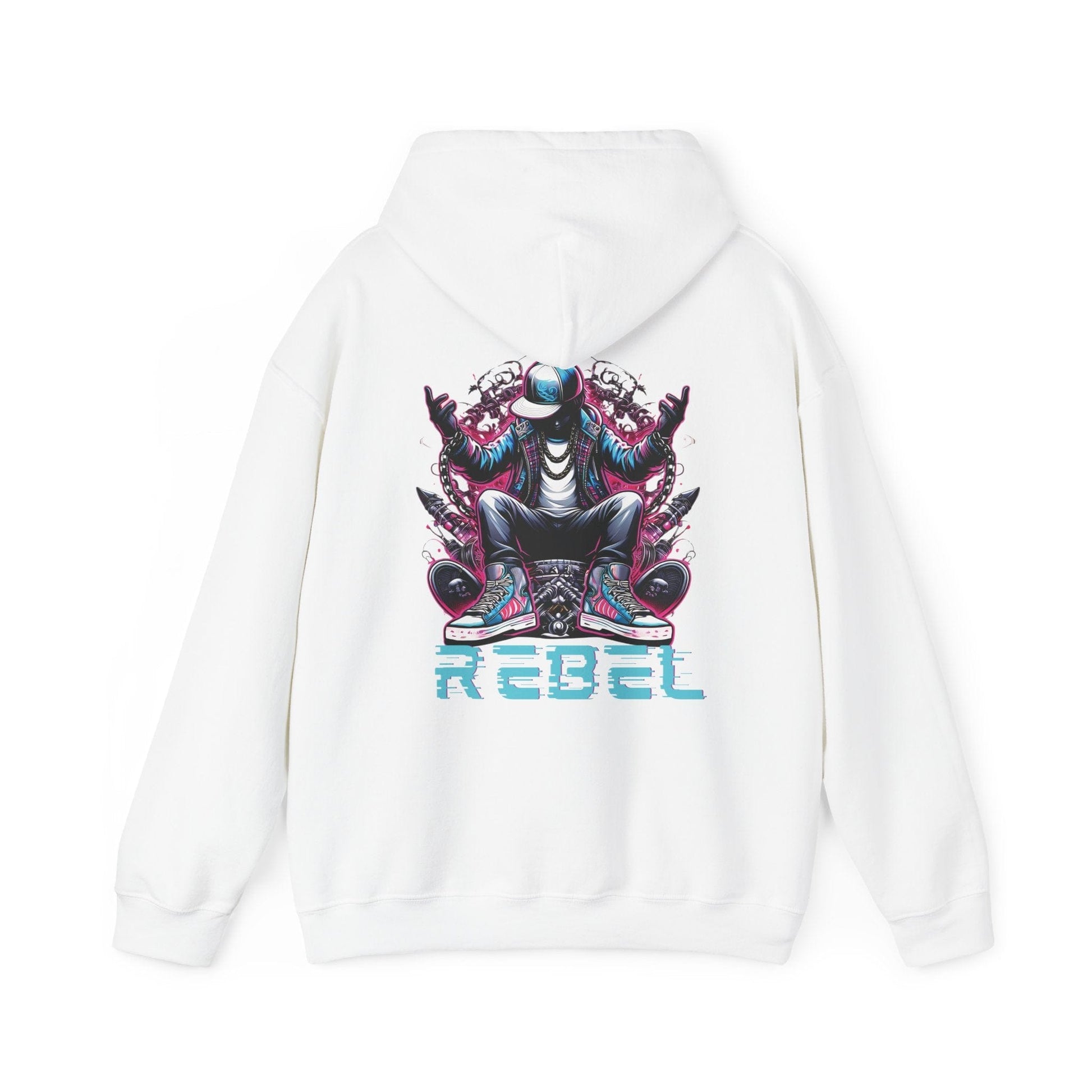 Printify Hoodie White / S Rebel Cloud Hoodie