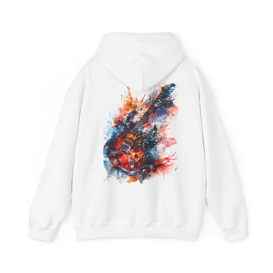 Printify Hoodie White / S Soundwave Splash Cloud Hoodie