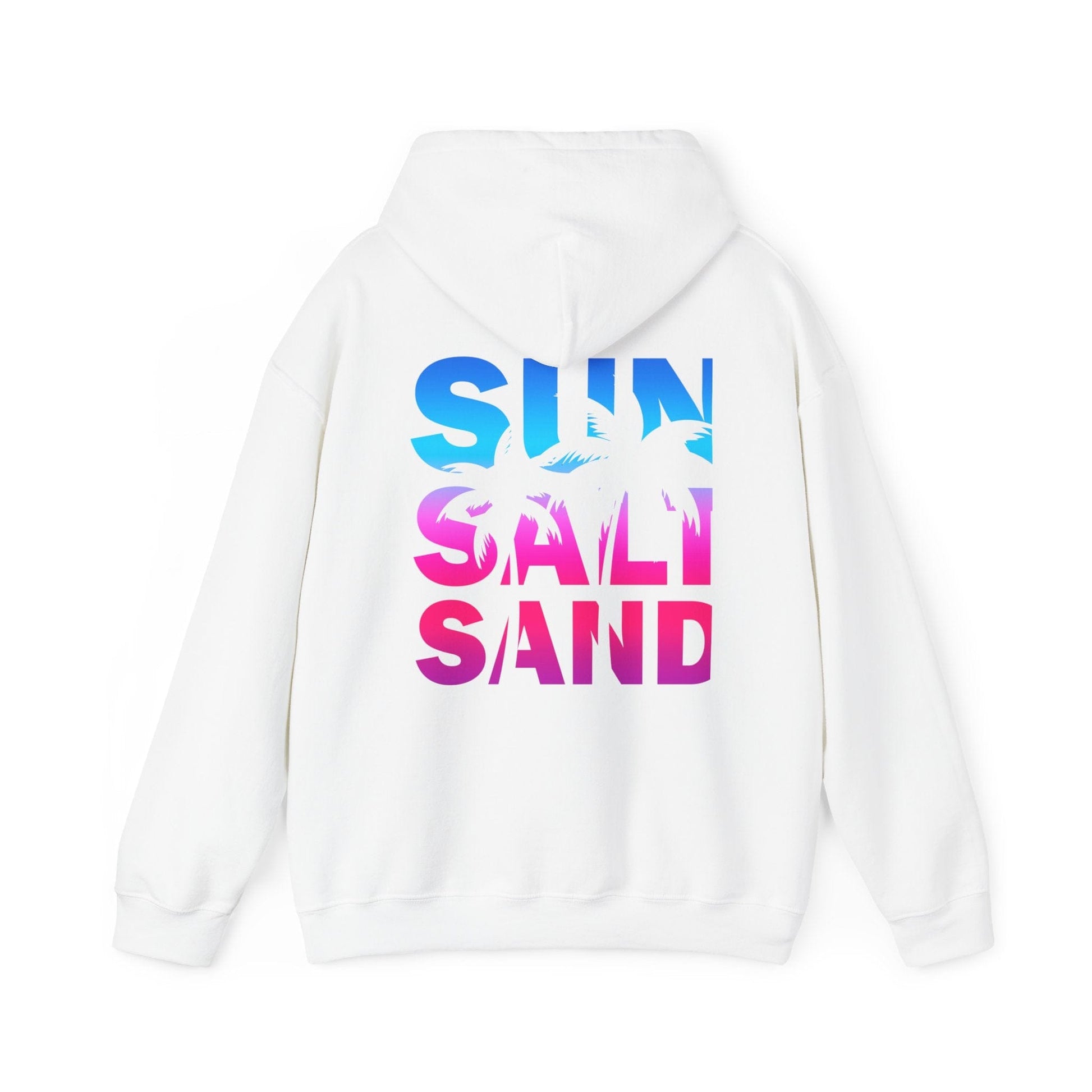 Printify Hoodie White / S Sun Salt Sand Hoodie