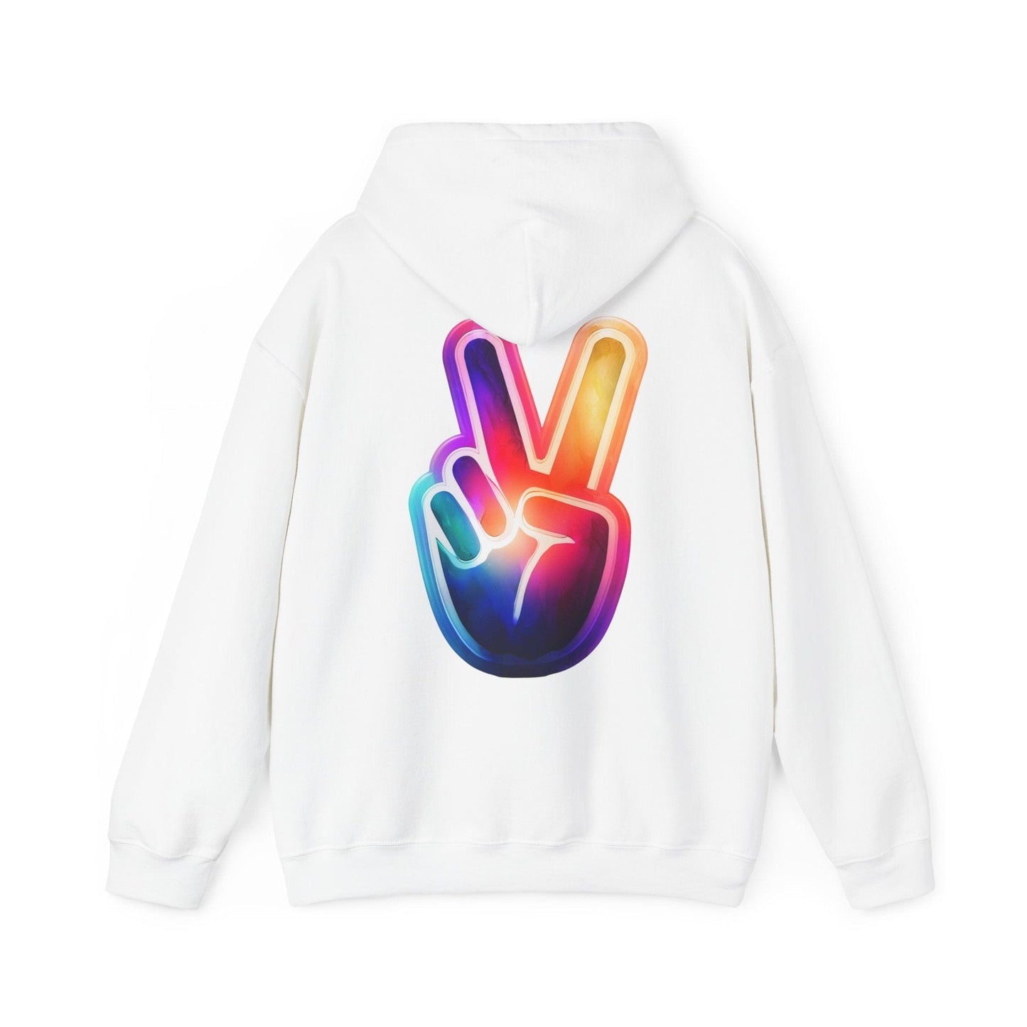 Printify Hoodie White / S Vibrant Victory Cloud Hoodie