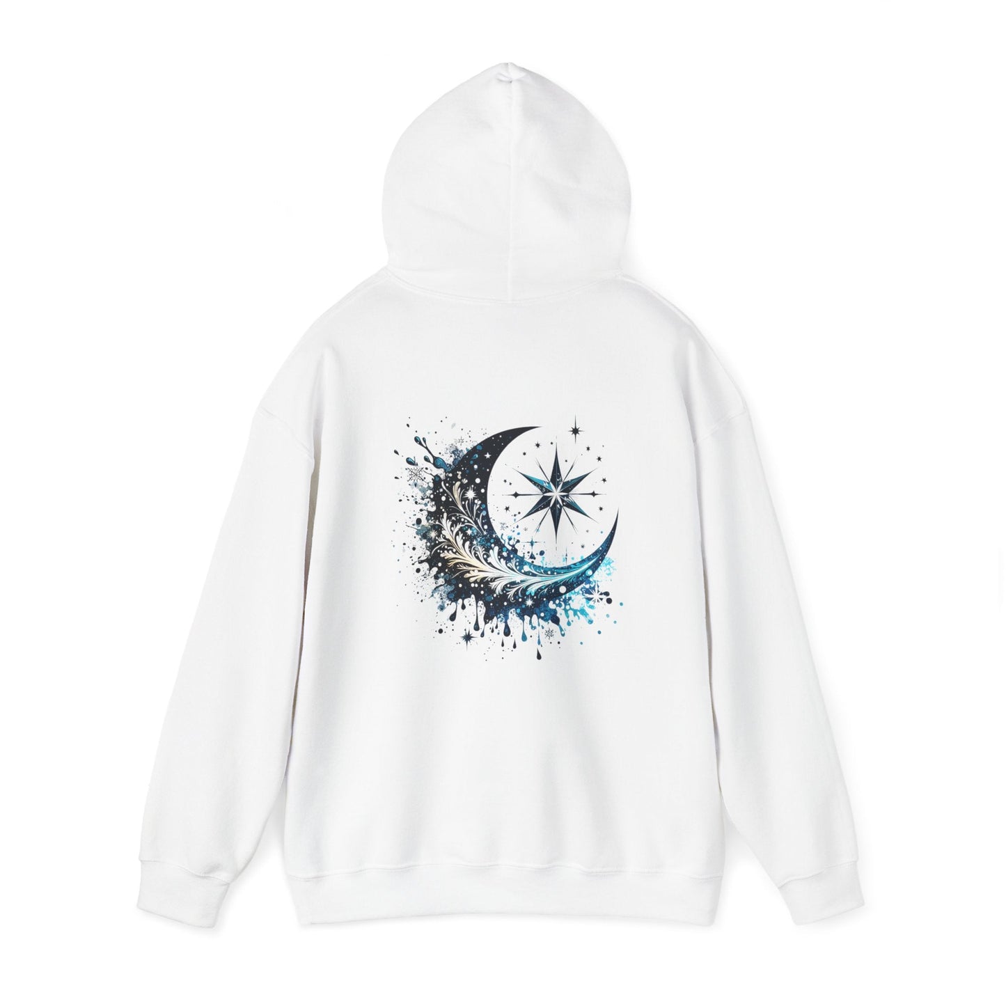 Printify Hoodie Winter Moon Cloud Hoodie