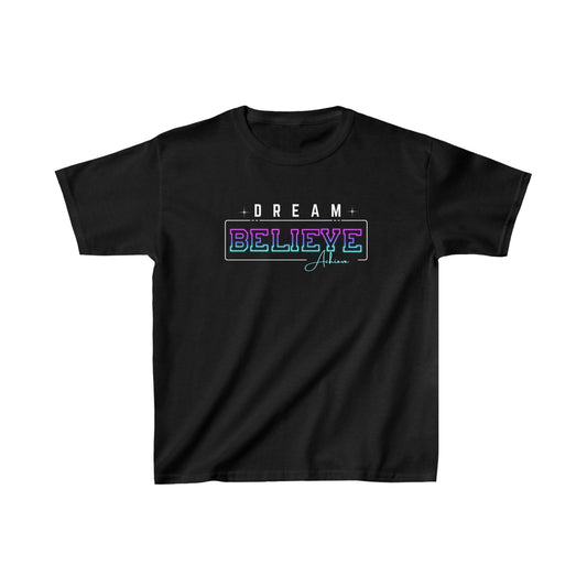 Printify Kids clothes XS / Black Kids Dream Believe Achieve Tshirt