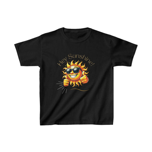 Printify Kids clothes XS / Black Kids Hey Sunshine Tshirt