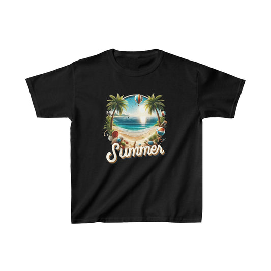 Printify Kids clothes XS / Black Kids Summer Tshirt