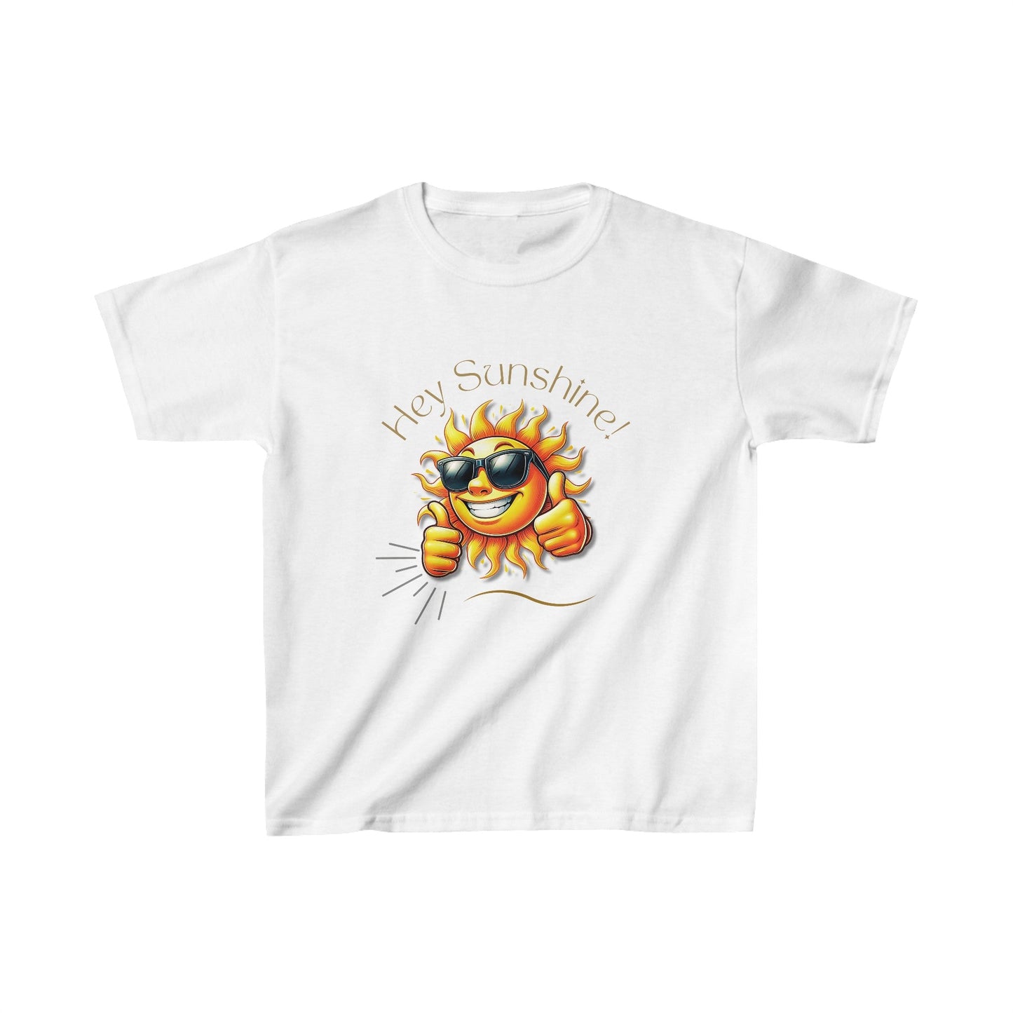 Printify Kids clothes XS / White Kids Hey Sunshine Tshirt