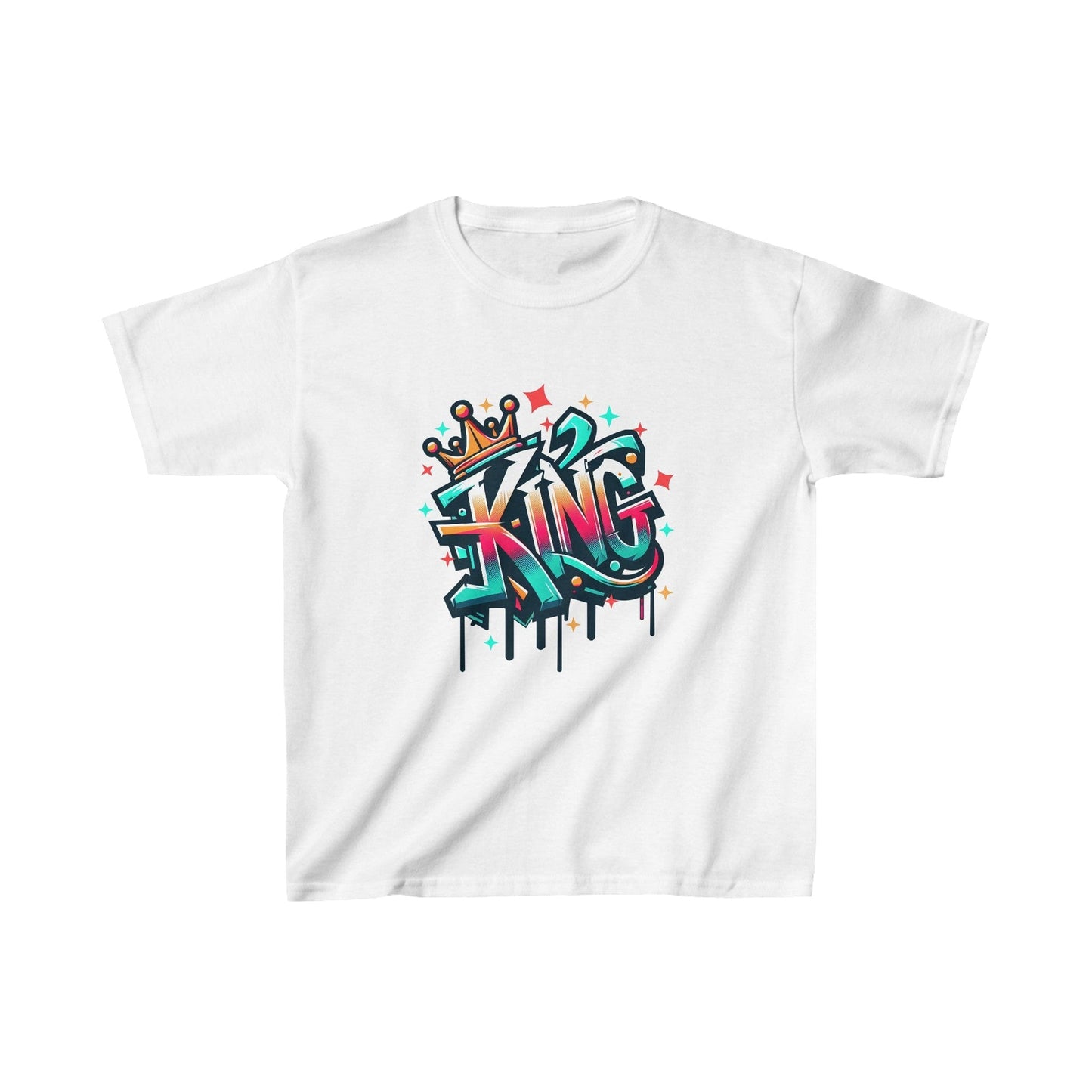 Printify Kids clothes XS / White Kids King Tshirt