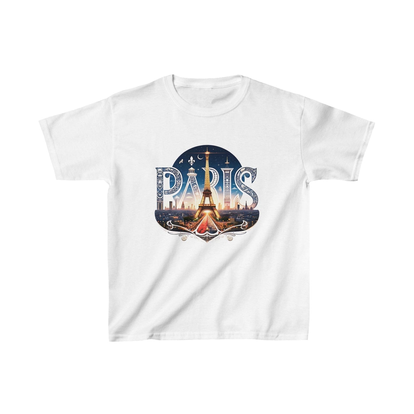 Printify Kids clothes XS / White Kids La Belle Paris Tshirt