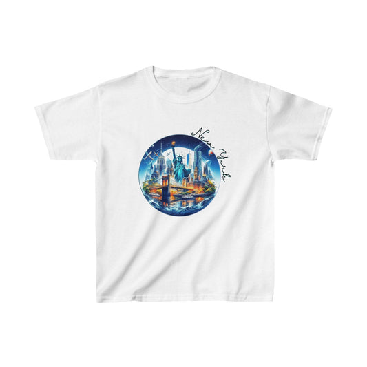 Printify Kids clothes XS / White Kids NYC Tshirt