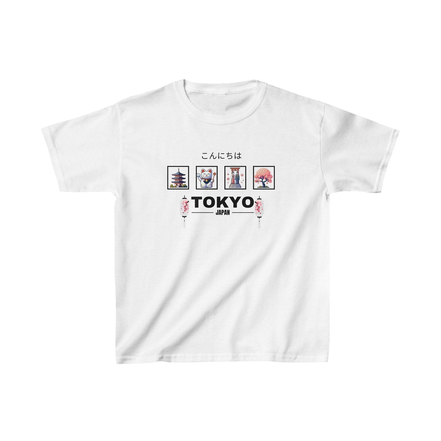 Printify Kids clothes XS / White Kids Tokyo Japan Tshirt