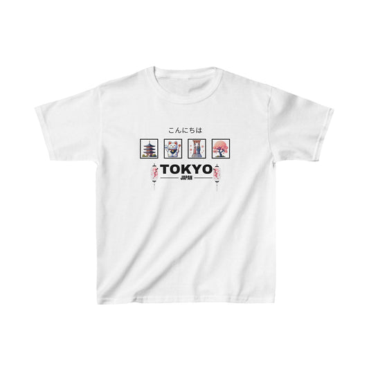 Printify Kids clothes XS / White Kids Tokyo Japan Tshirt