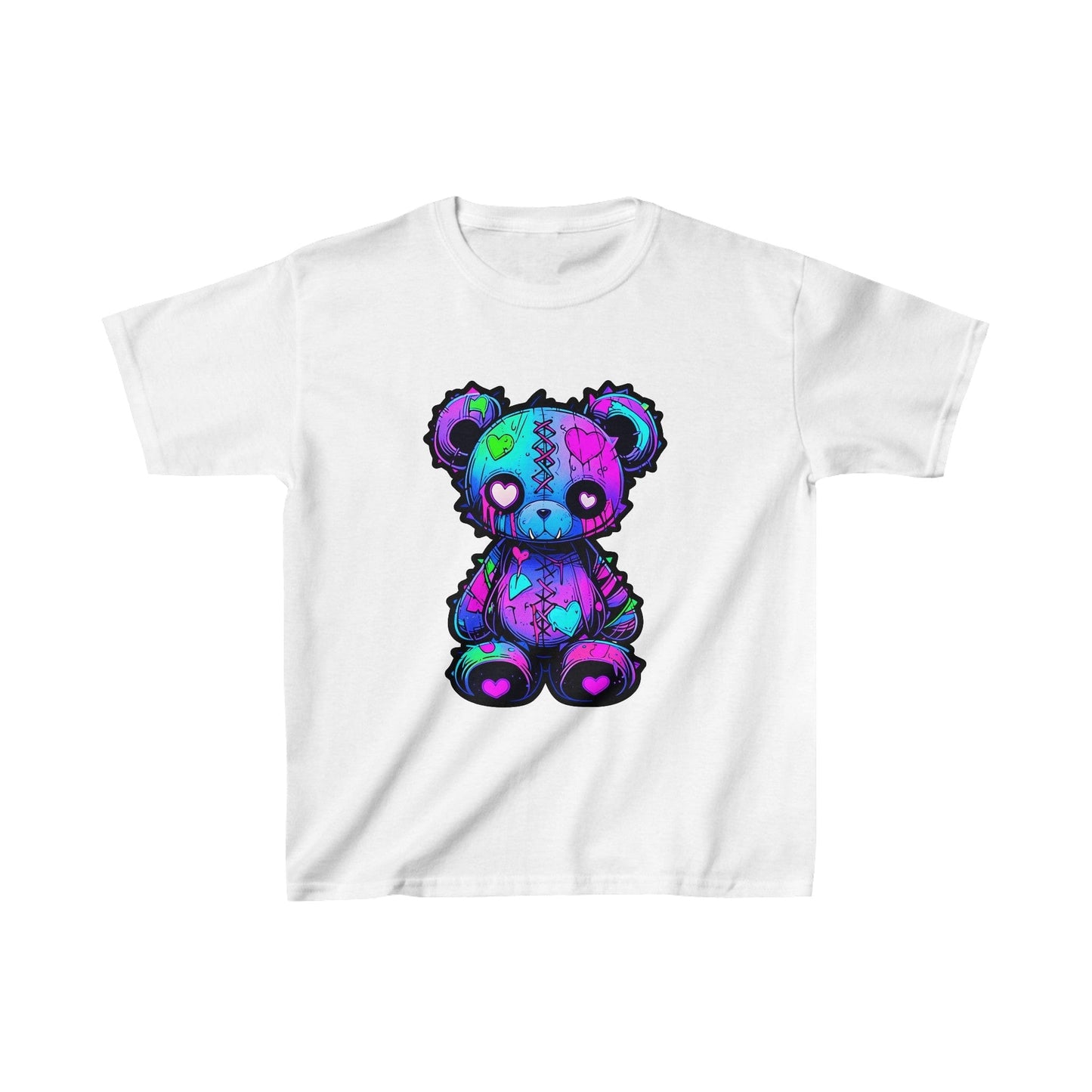 Printify Kids clothes XS / White Kids Voodoo Teddy Bear Tshirt