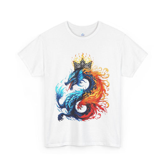 Printify T-Shirt AquaBlaze Dragon Classic Tshirt