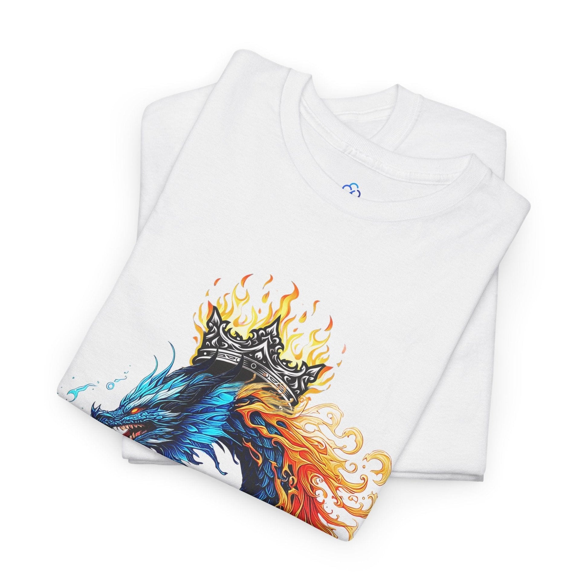 Printify T-Shirt AquaBlaze Dragon Classic Tshirt