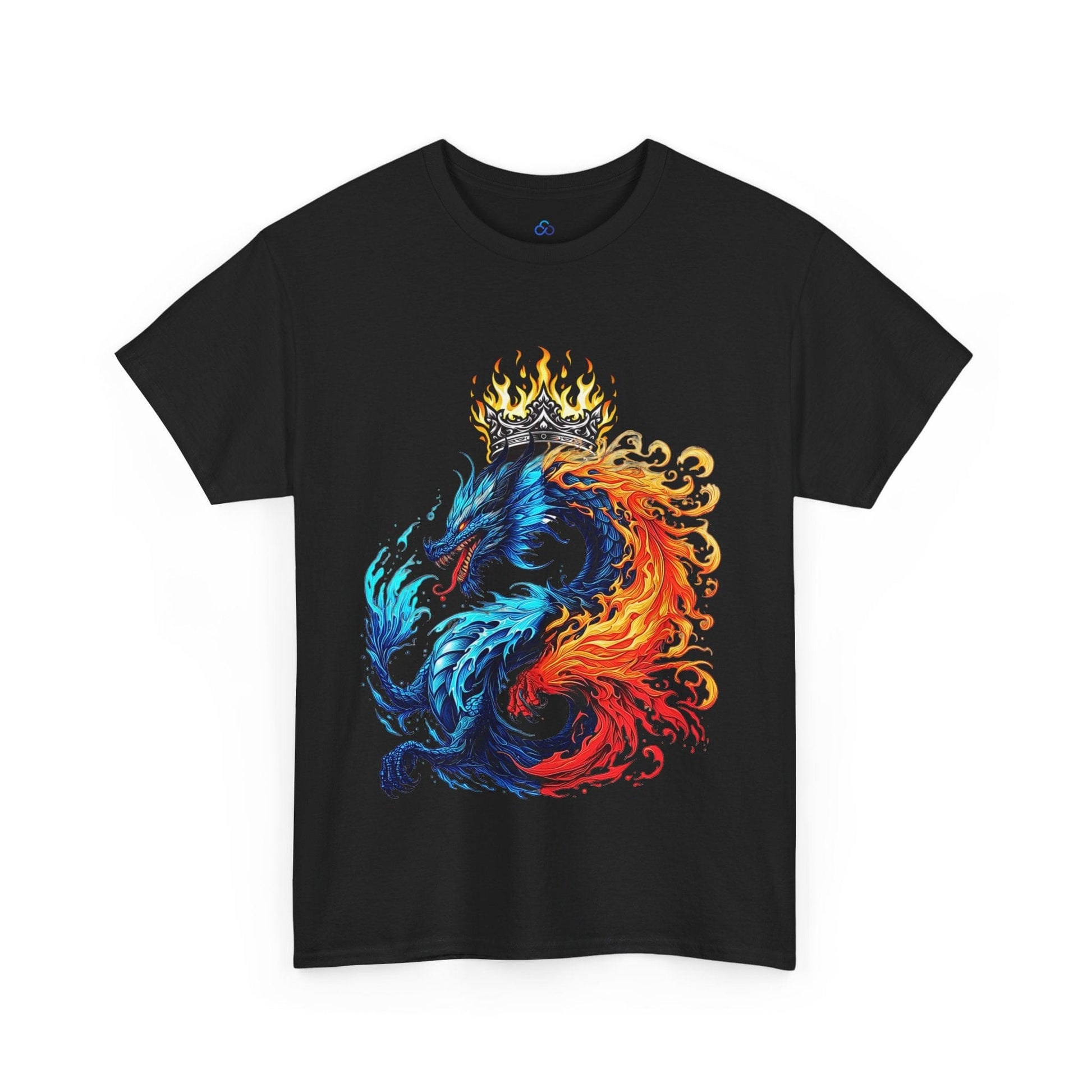 Printify T-Shirt AquaBlaze Dragon Classic Tshirt