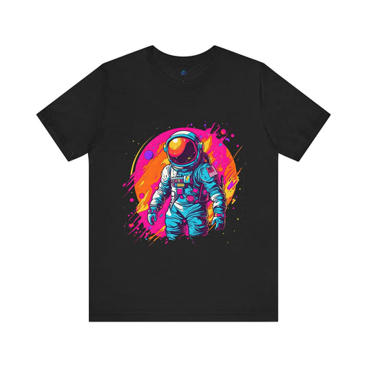 Printify T-Shirt Black / S Astral Explorer Cloud Tshirt