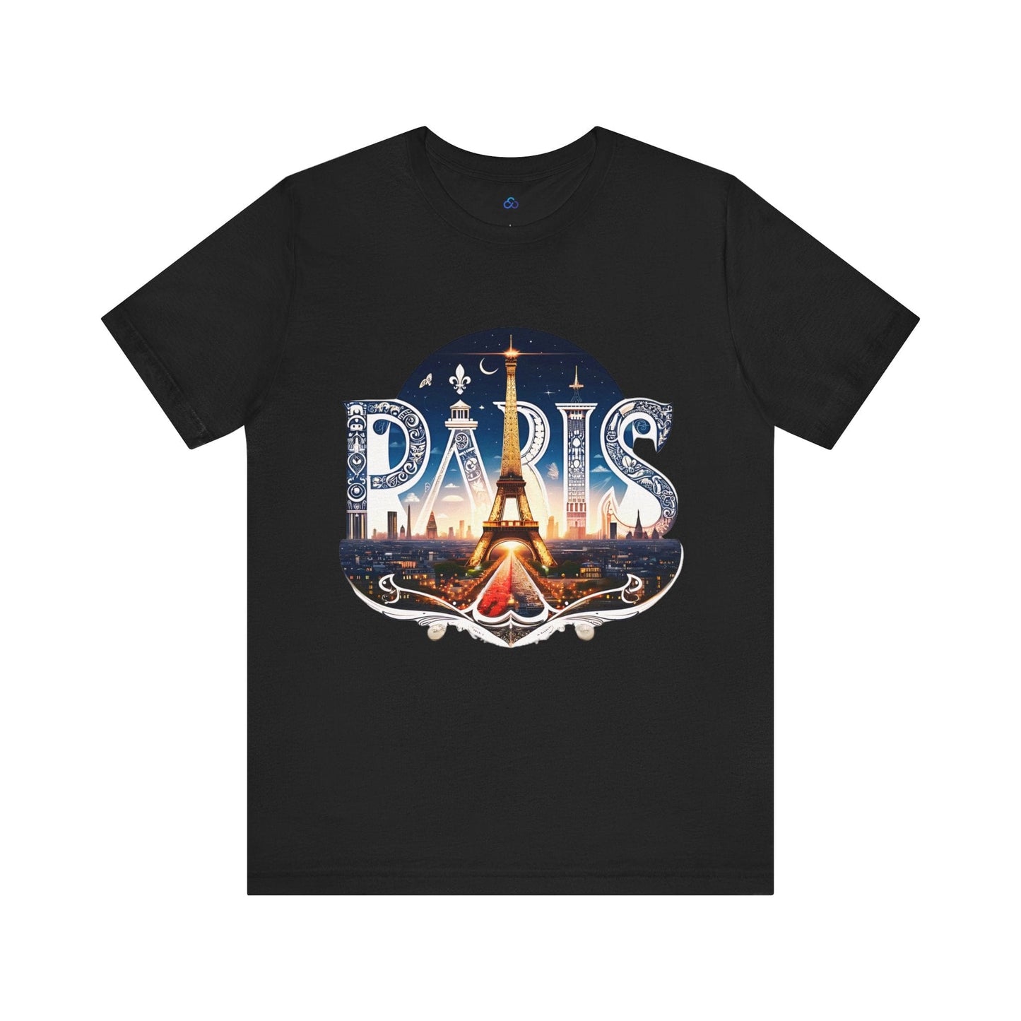 Printify T-Shirt Black / S La Belle Paris Cloud Tshirt