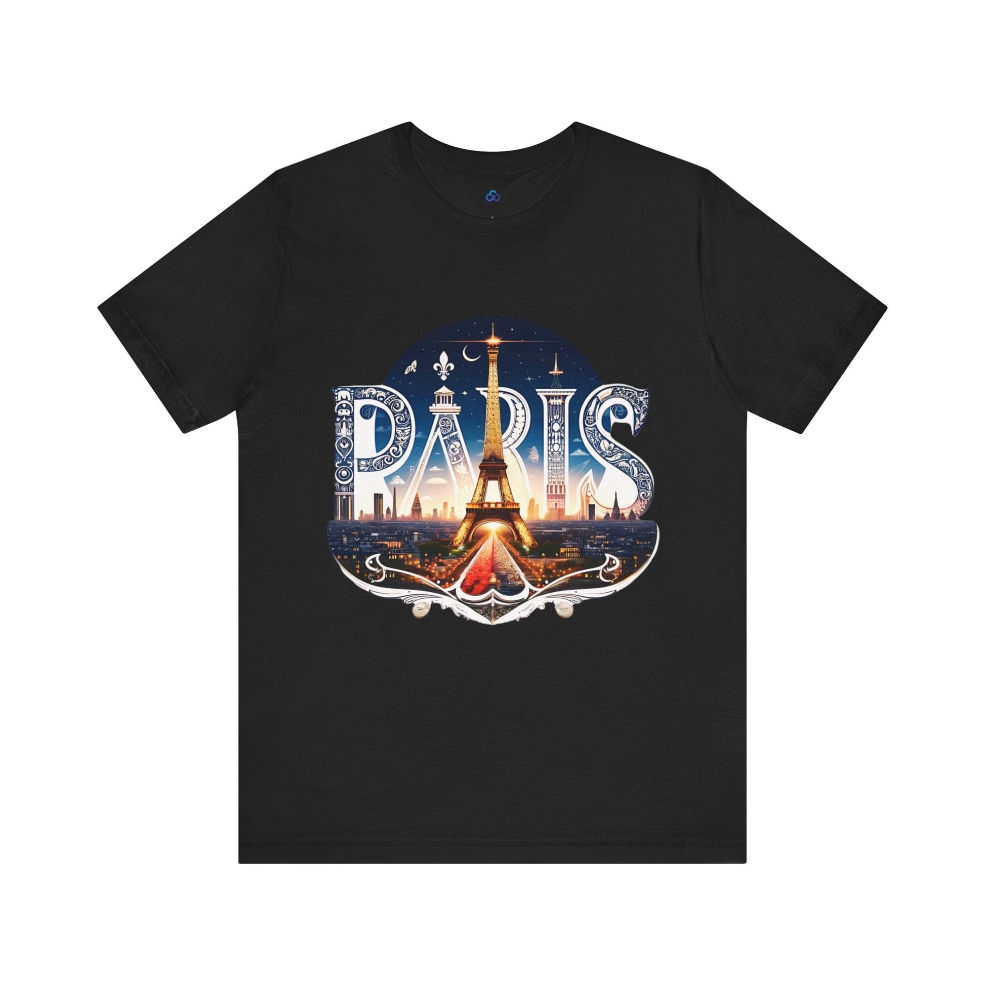 Printify T-Shirt Black / S La Belle Paris Cloud Tshirt