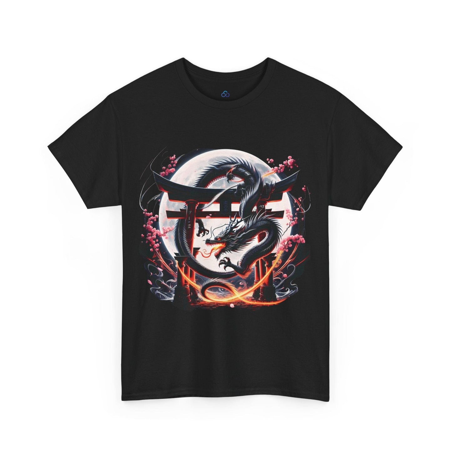 Printify T-Shirt Black / S Shadowfire Dragon Gate Classic Tshirt