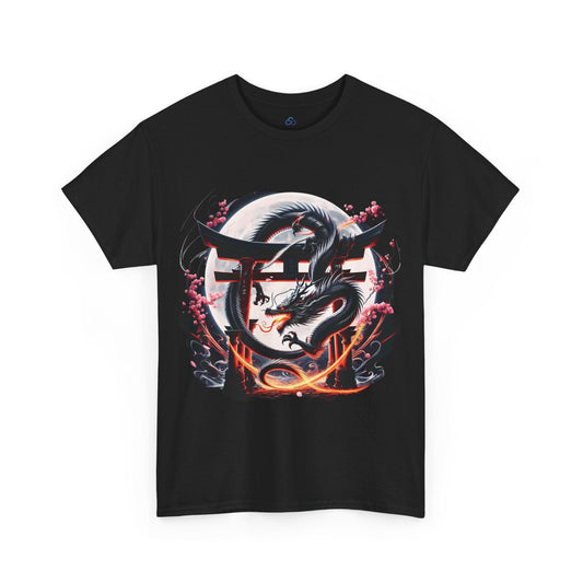 Printify T-Shirt Black / S Shadowfire Dragon Gate Classic Tshirt