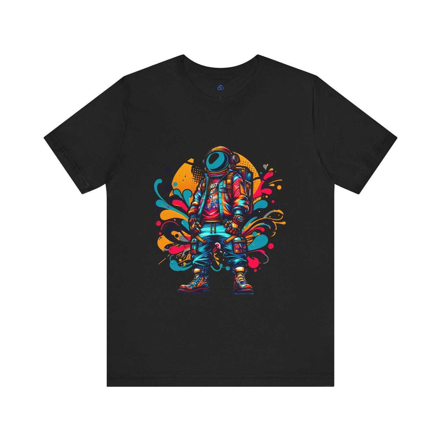 Printify T-Shirt Black / S Streetwear Astronaut 2 Cloud Tshirt