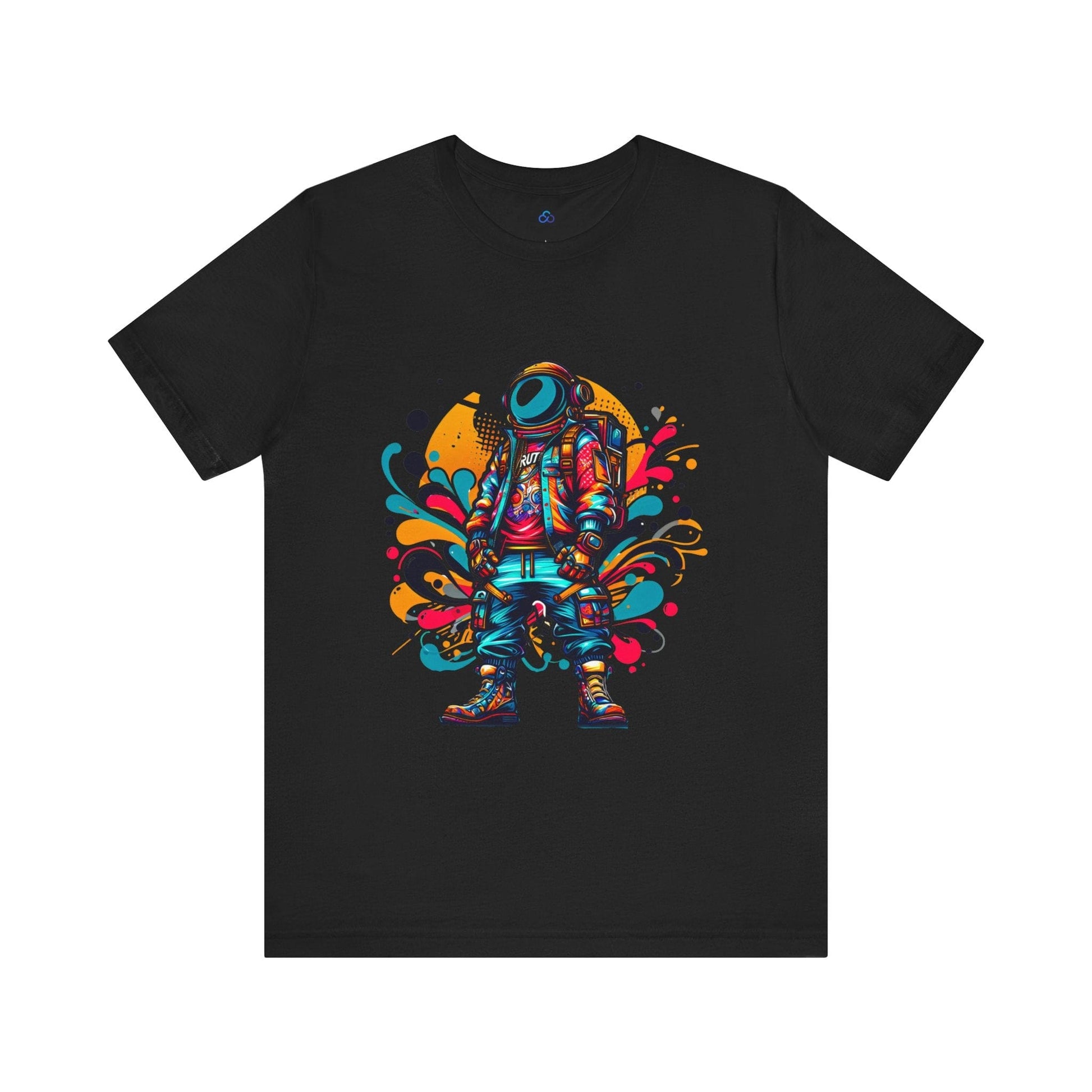 Printify T-Shirt Black / S Streetwear Astronaut 2 Cloud Tshirt